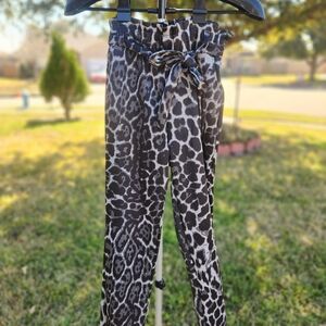 Leopard Print Fashion Pants